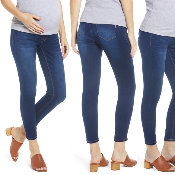 1822 Denim - Butter Ankle Skinny Maternity Jeans - BRAND NEW WITH TAGS ATTACHED! - Picture 1 of 6